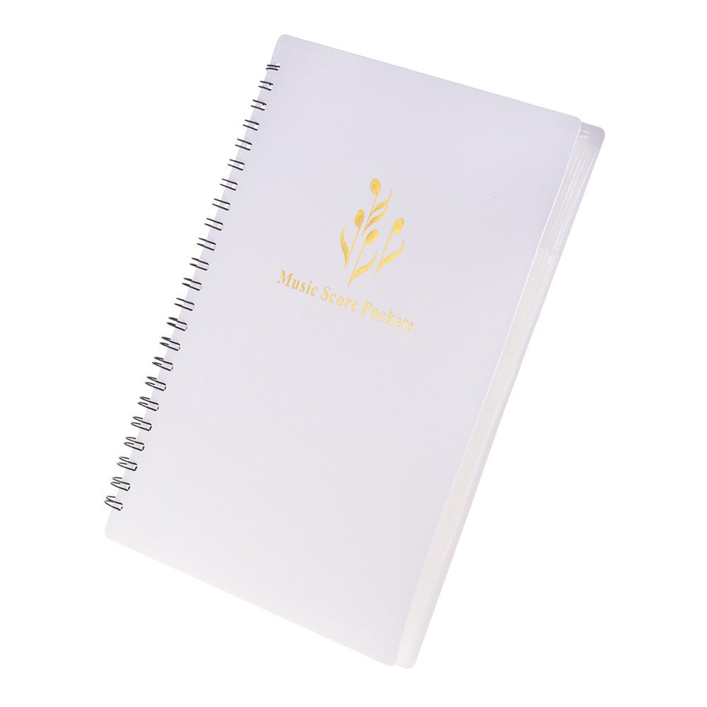 A4 Music Score Folder: 40-Pocket Multifunctional Sheet & Document Organizer
