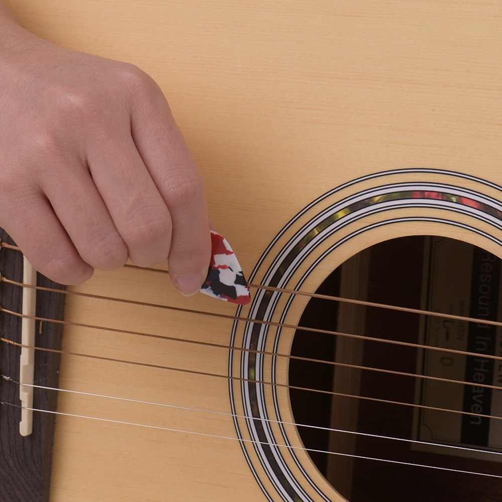 6-Pack Colorful Celluloid Guitar Picks