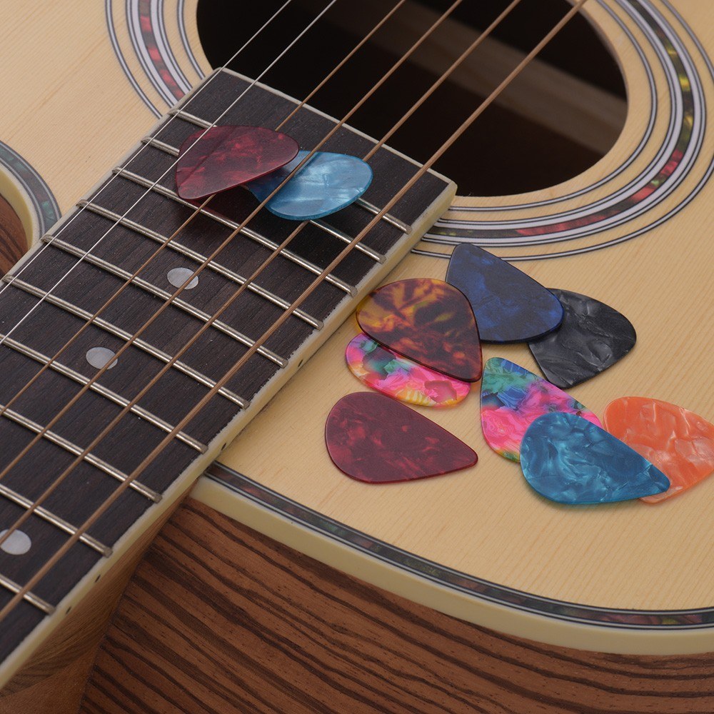 6-Pack Colorful Celluloid Guitar Picks