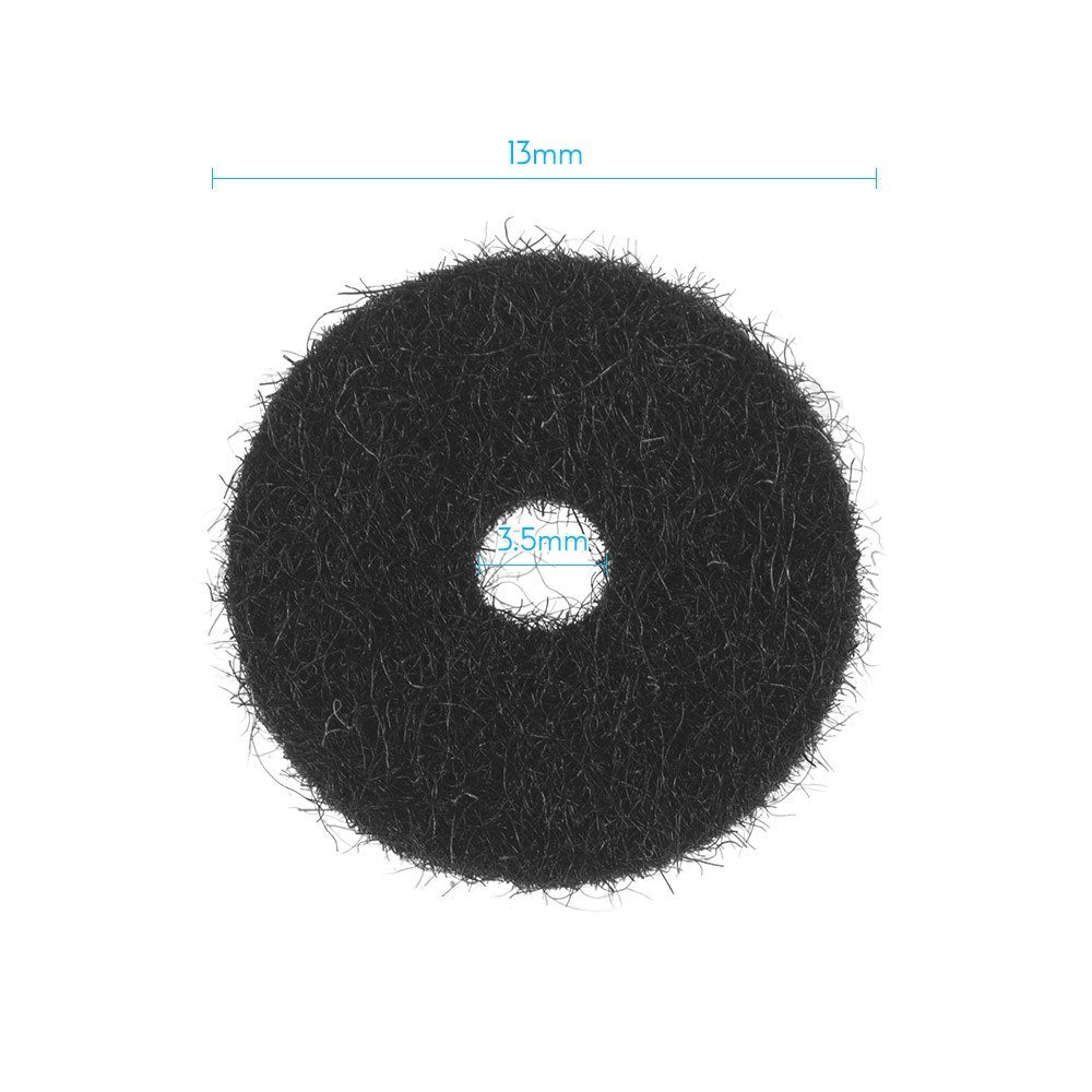 Guitar Strap Felt Button Washers - 50 Pack