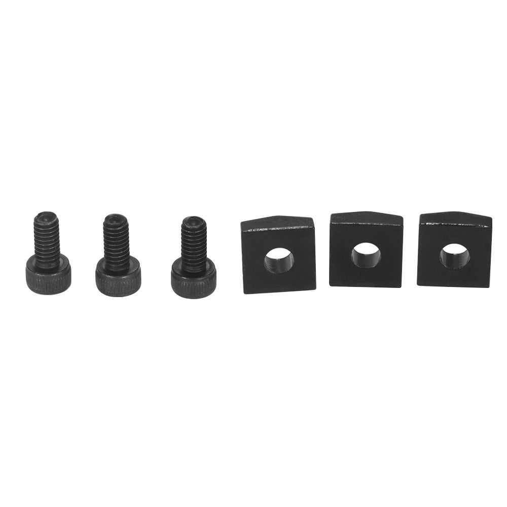 Pack of 3 Sets - Electric Guitar Tremolo Bridge & String Locking System with Metal Nut, Block & Clamp Hex Screws Accessories