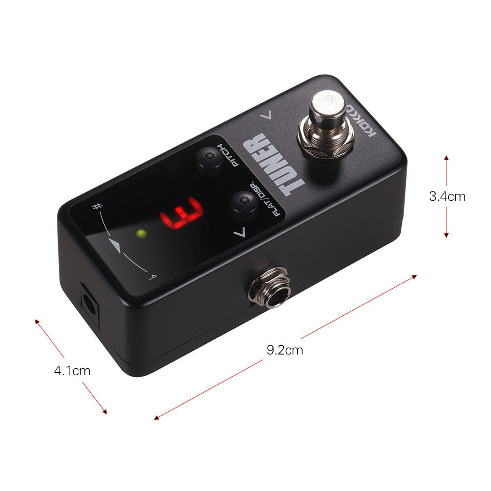 KOKKO FTN2 MINI Chromatic LED Guitar Tuner Pedal