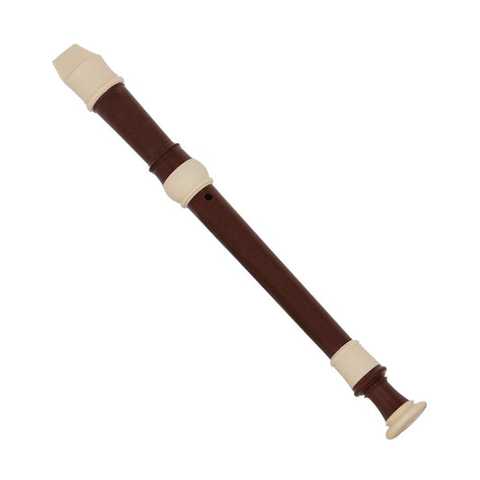 IRIN 8-Hole Alto Recorder - Baroque Style, Detachable ABS with Finger Rest & Carrying Bag, Coffee Finish, Ideal for Classroom Use