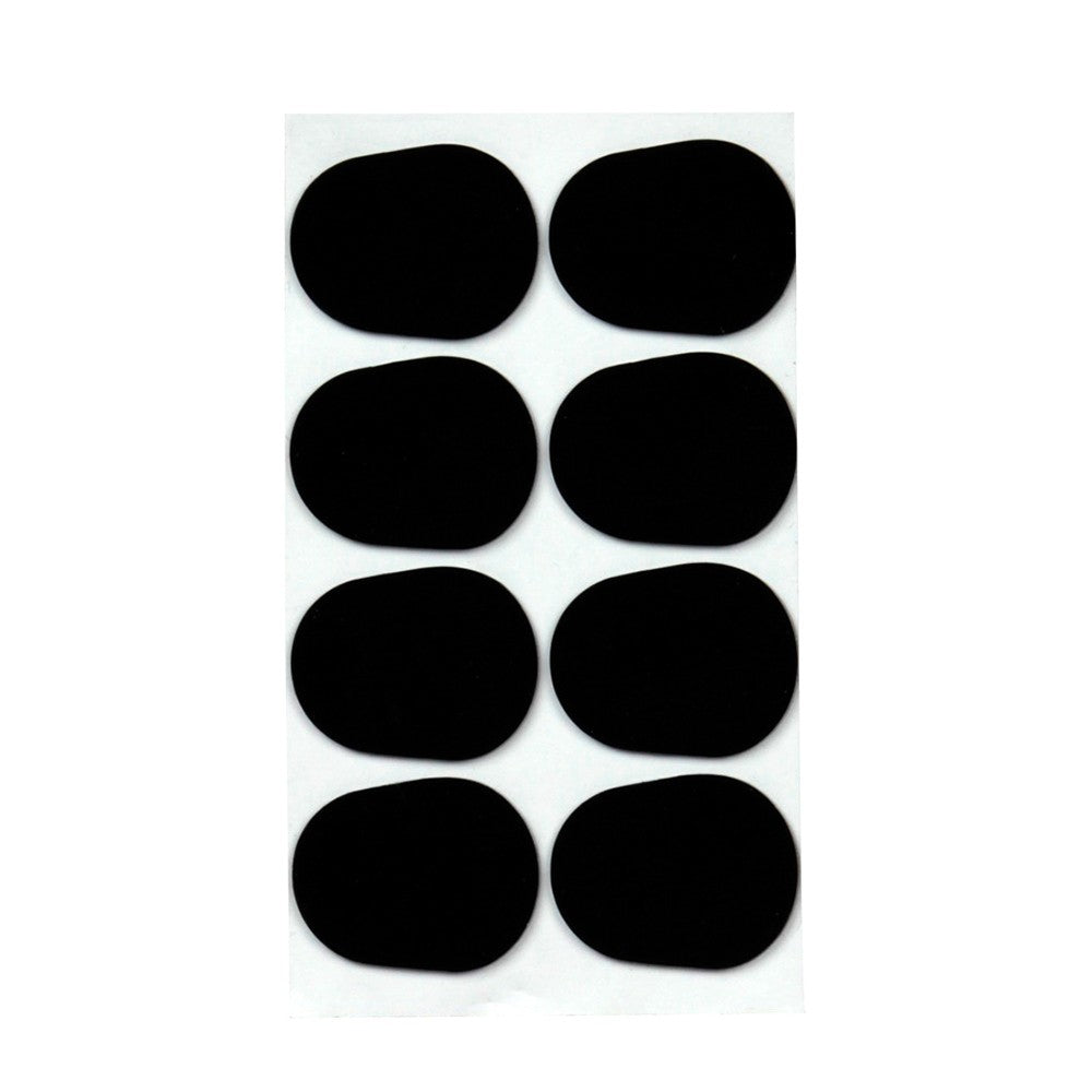 8pcs Mouthpiece Cushions for Alto & Tenor Saxophone/Clarinet - Black, 0.8mm Thick