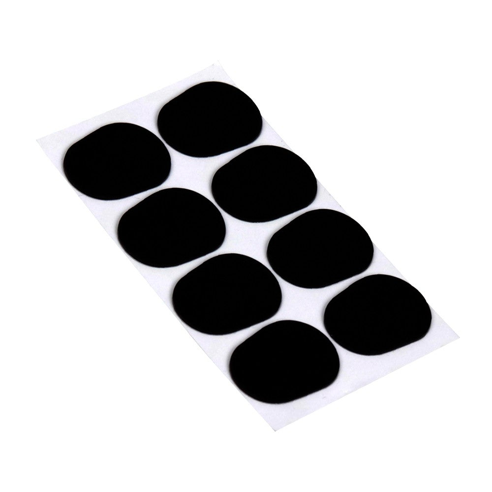 8pcs Mouthpiece Cushions for Alto & Tenor Saxophone/Clarinet - Black, 0.8mm Thick