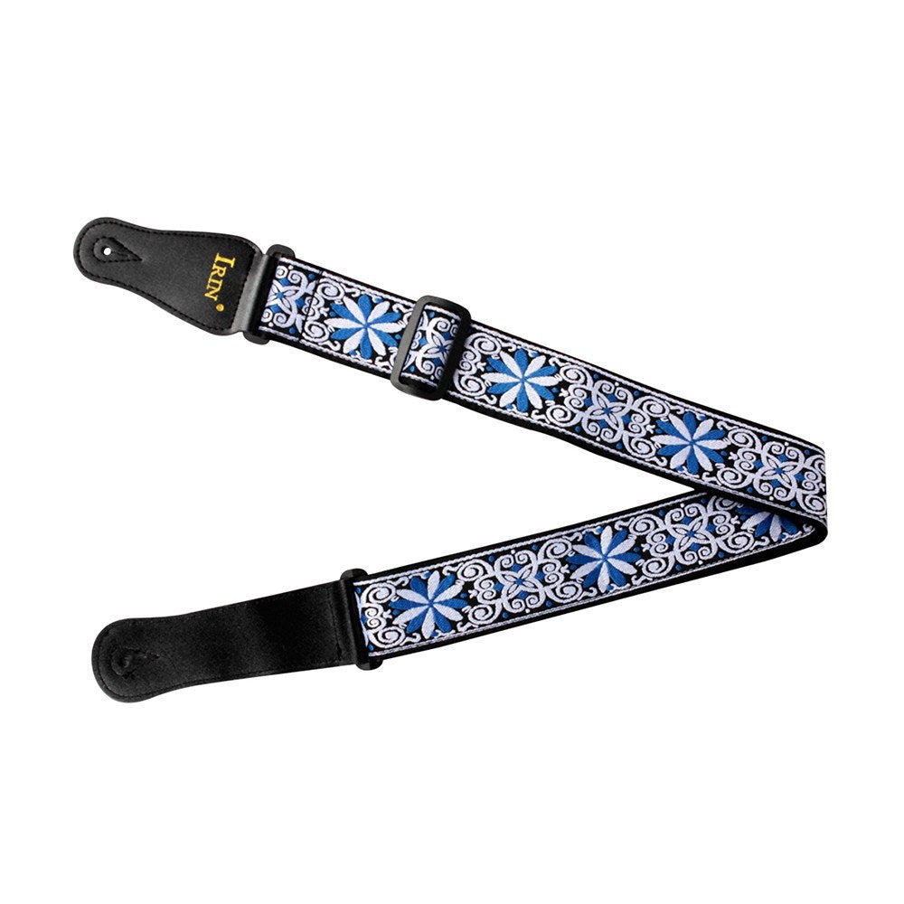 Adjustable IRIN GS-02 Embroidery Guitar Straps for Acoustic Electric Guitars & Bass Accessories