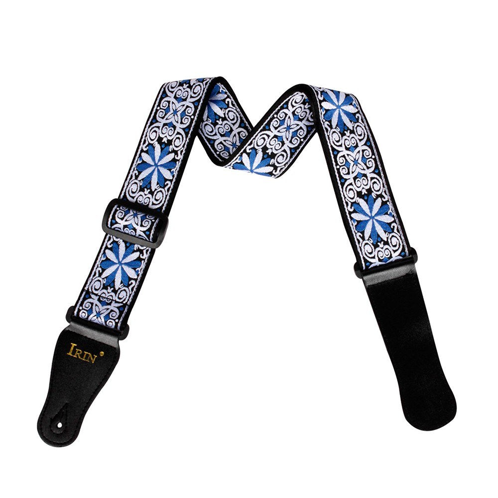 Adjustable IRIN GS-02 Embroidery Guitar Straps for Acoustic Electric Guitars & Bass Accessories