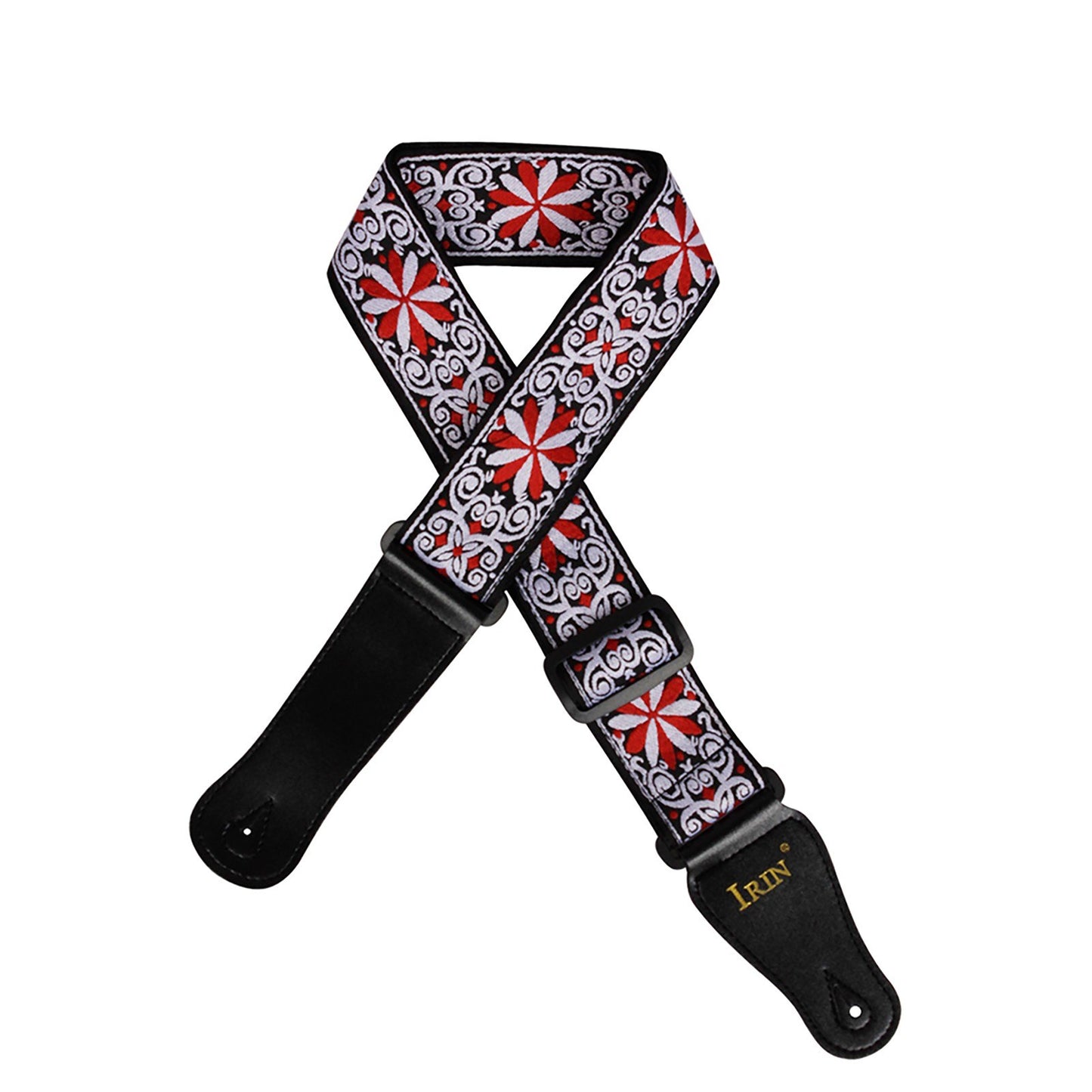 Adjustable IRIN GS-02 Embroidery Guitar Straps for Acoustic Electric Guitars & Bass Accessories