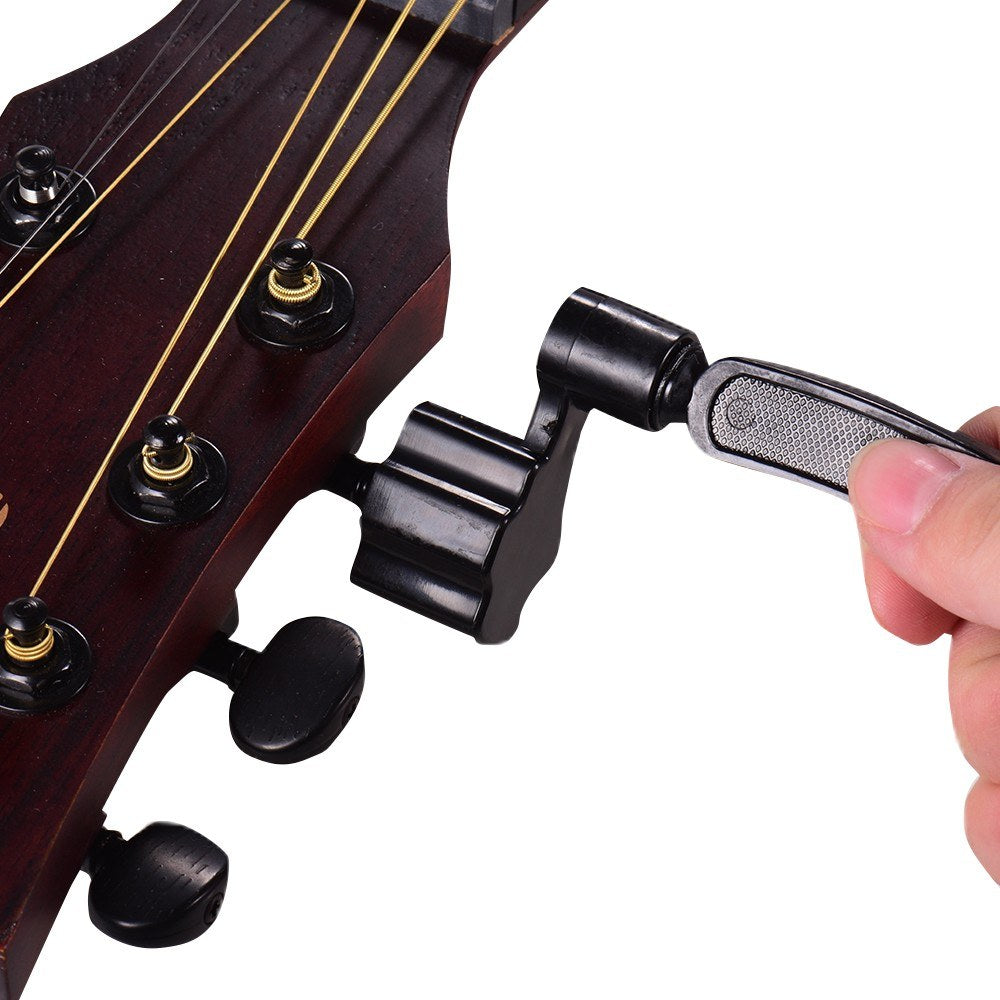 3-in-1 Guitar Tool: String Winder, Cutter & Pin Puller for Acoustic & Electric Guitars, Bass, Ukuleles