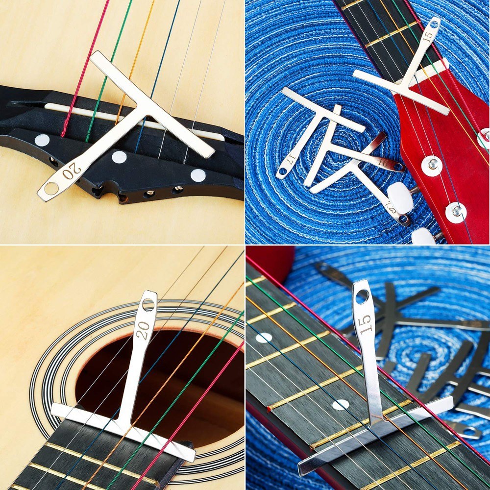9-Piece Stainless Steel Understring Radius Gauge Set