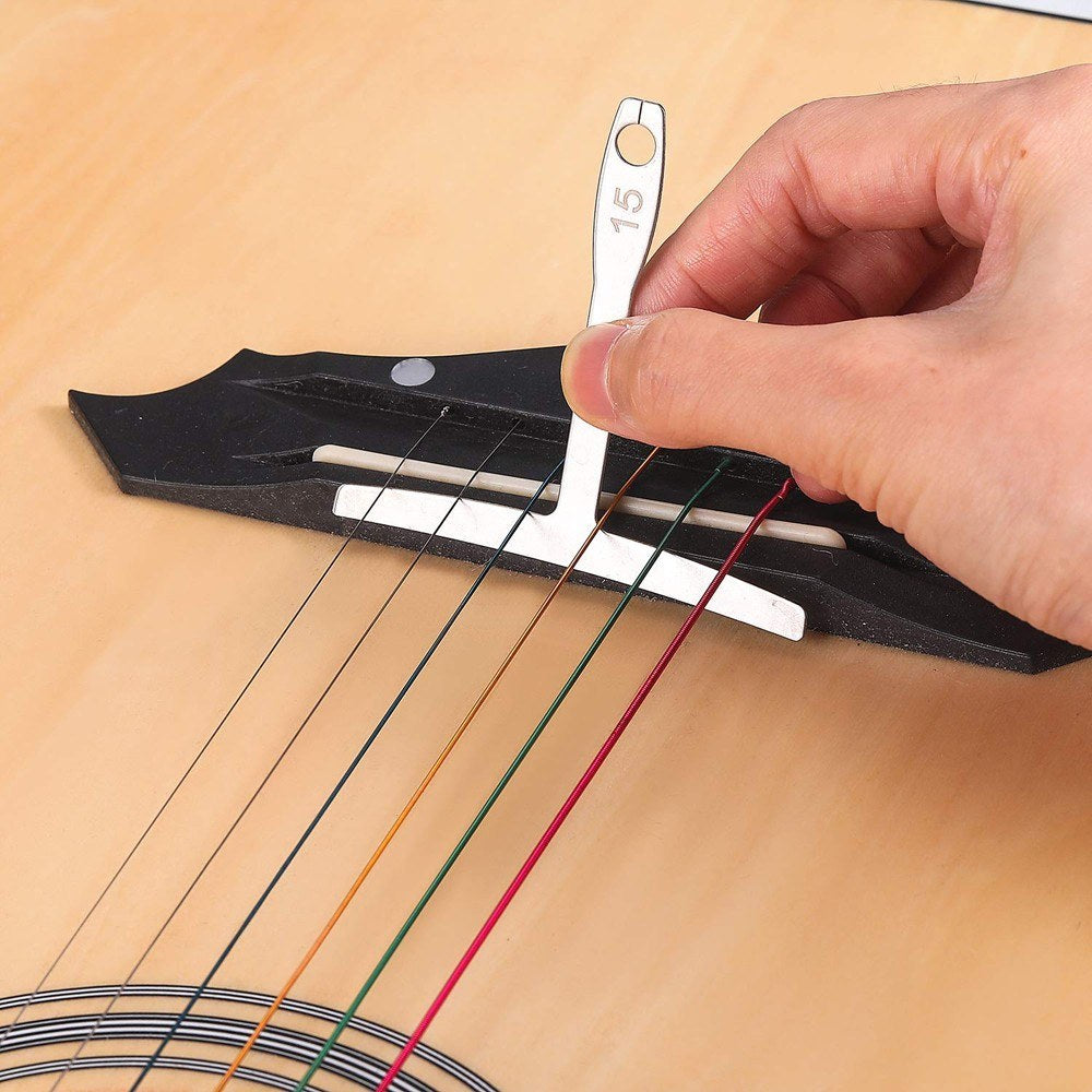 9-Piece Stainless Steel Understring Radius Gauge Set