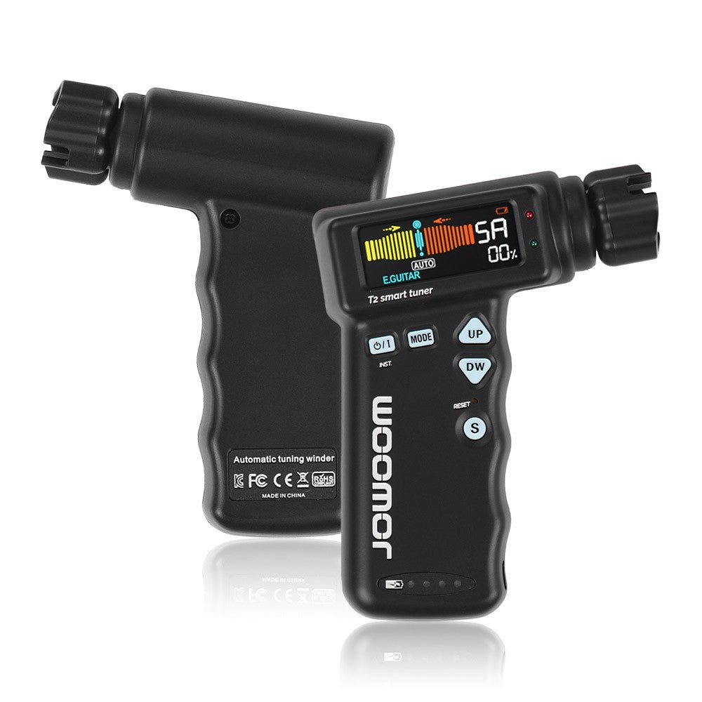 JOWOOM T2 Smart Multifunction Guitar Tuner & String Winder