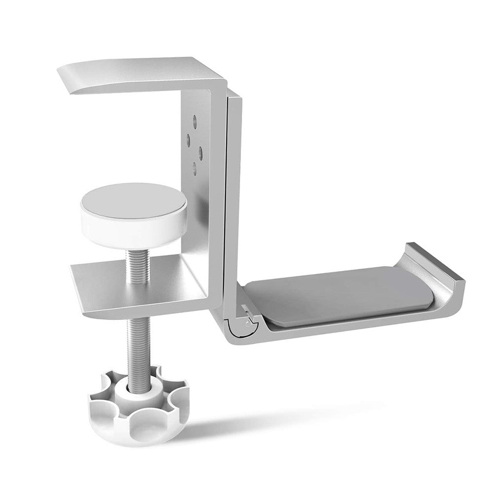 Foldable Aluminum Headset Stand: Universal Desk Mount with Horizontal & Vertical Installation