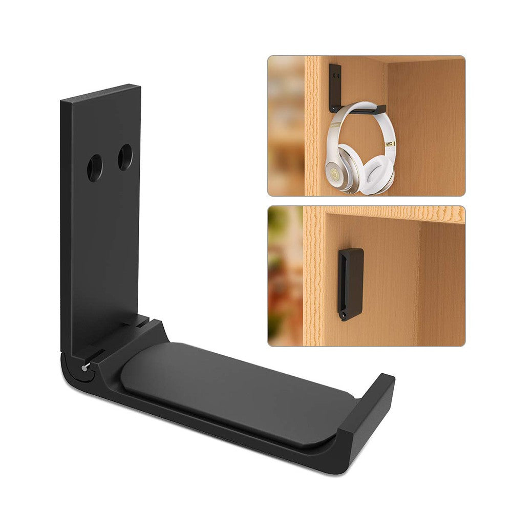 Aluminum Alloy Foldable Headset Hanger Hook Mount for Desk