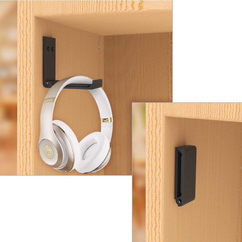 Aluminum Alloy Foldable Headset Hanger Hook Mount for Desk