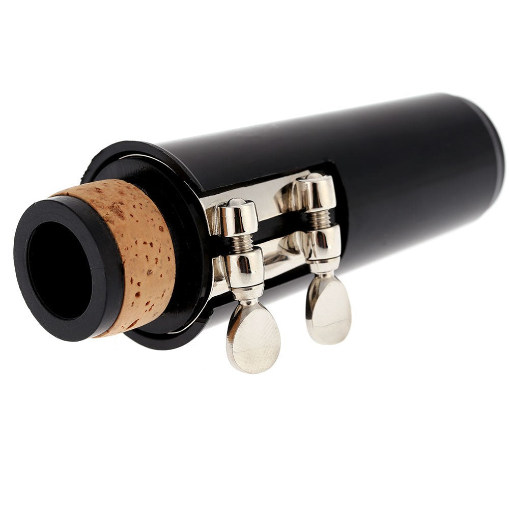 Plastic Clarinet Mouthpiece with Cap, Metal Buckle, and Reed