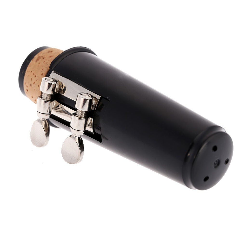 Plastic Clarinet Mouthpiece with Cap, Metal Buckle, and Reed