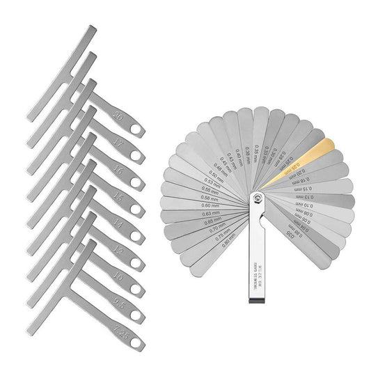 Guitar Luthier Tool Kit with 9-Piece Radius Gauge Set