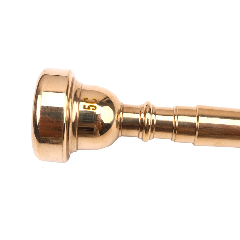 5C Gold Plated Trumpet Mouthpiece Musical Instrument Accessory