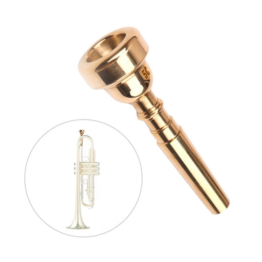 5C Gold Plated Trumpet Mouthpiece Musical Instrument Accessory
