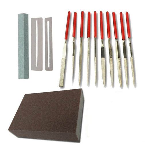 Stainless Steel Fret Polishing File Kit for Guitar