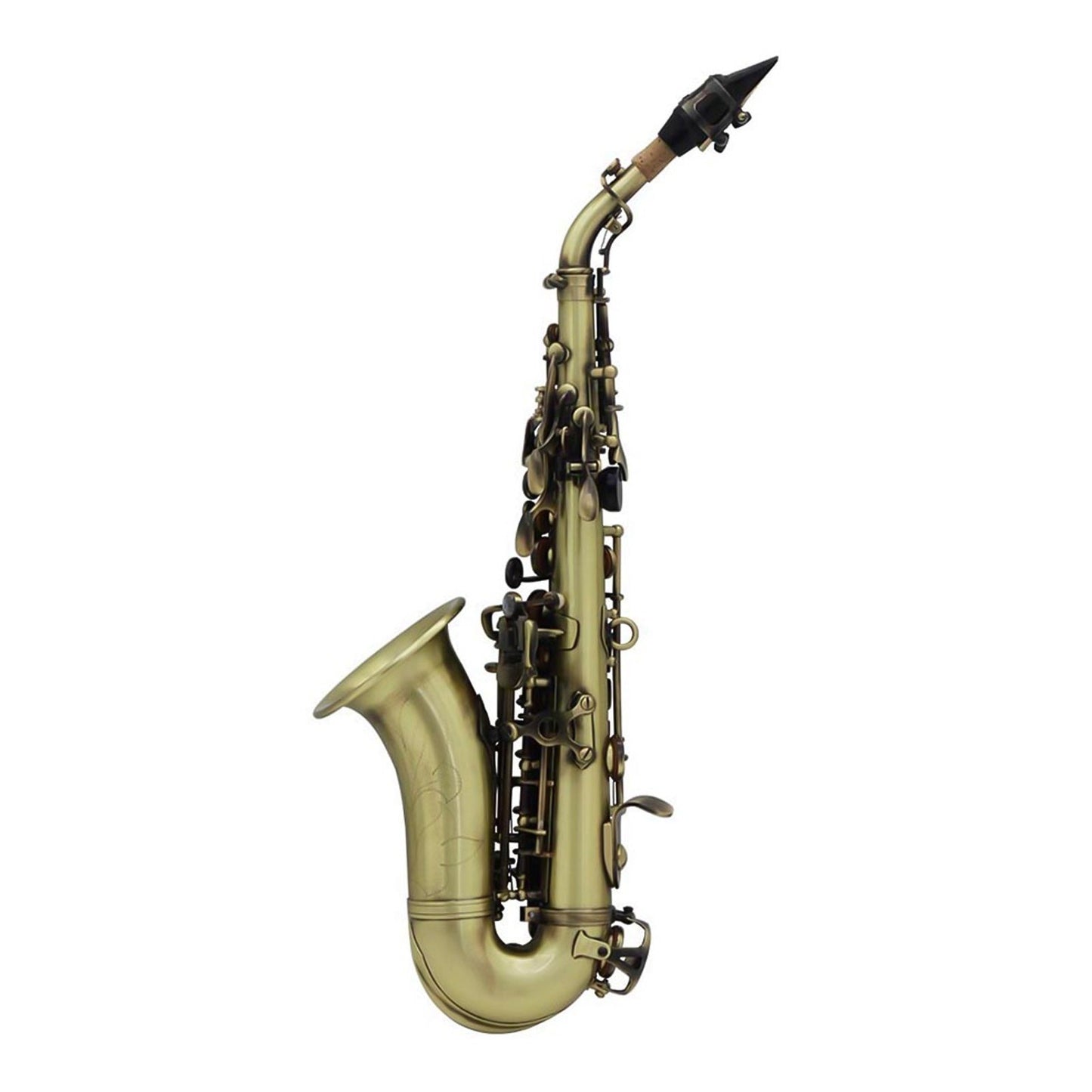 Premium Brass Vintage Bb Soprano Saxophone