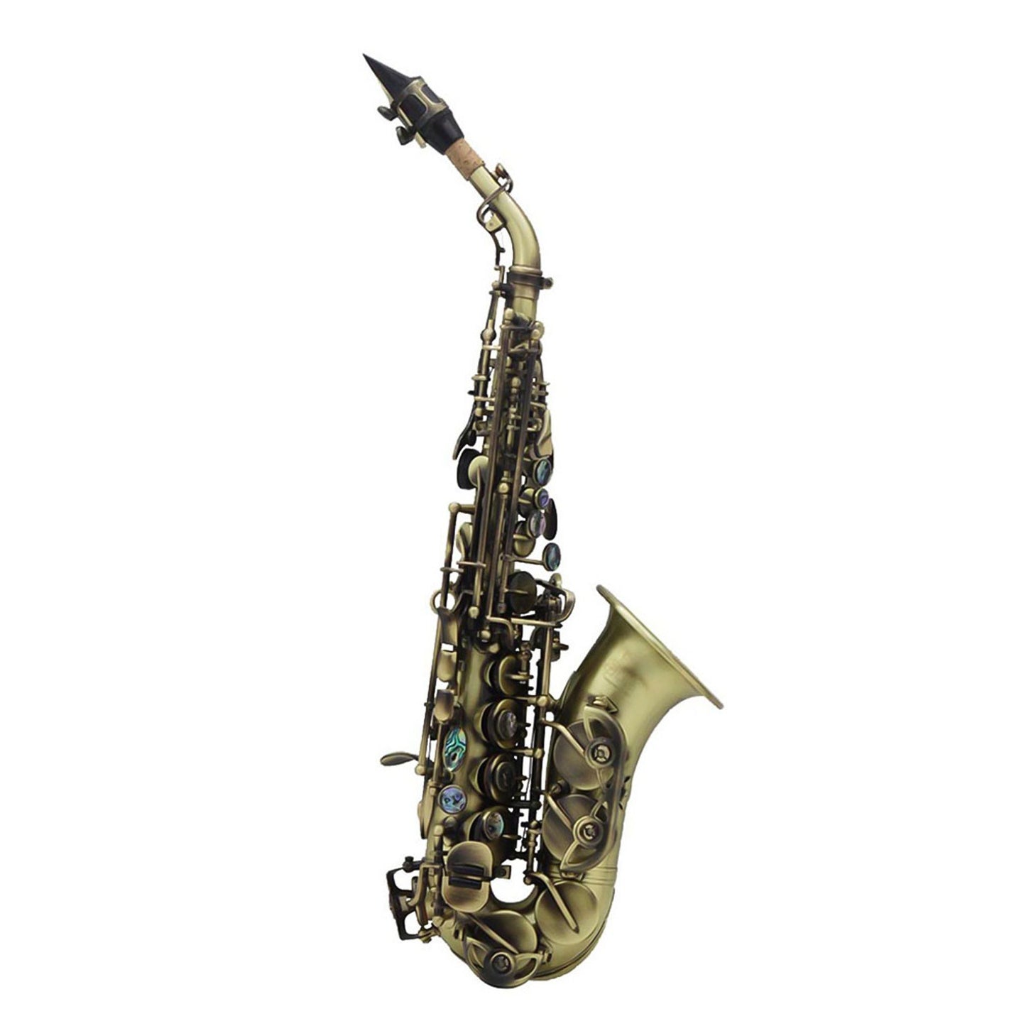 Premium Brass Vintage Bb Soprano Saxophone