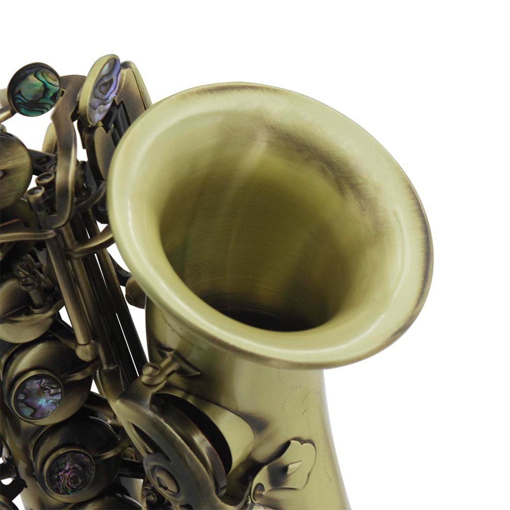 Premium Brass Vintage Bb Soprano Saxophone