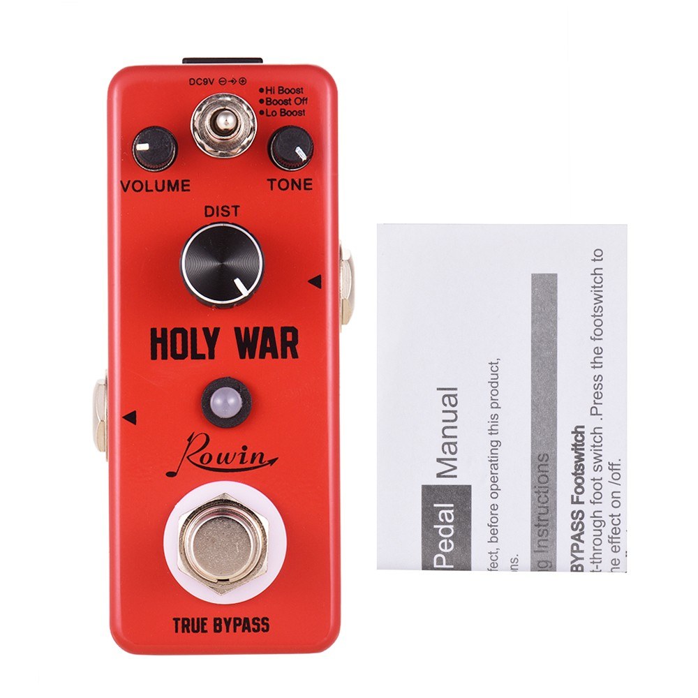 Rowin HOLY WAR: Heavy Metal Analog Distortion Guitar Pedal
