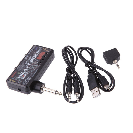 Vitoos Heavy Rock Mini Headphone Amp for Electric Guitar - Compact & Portable Amplifier