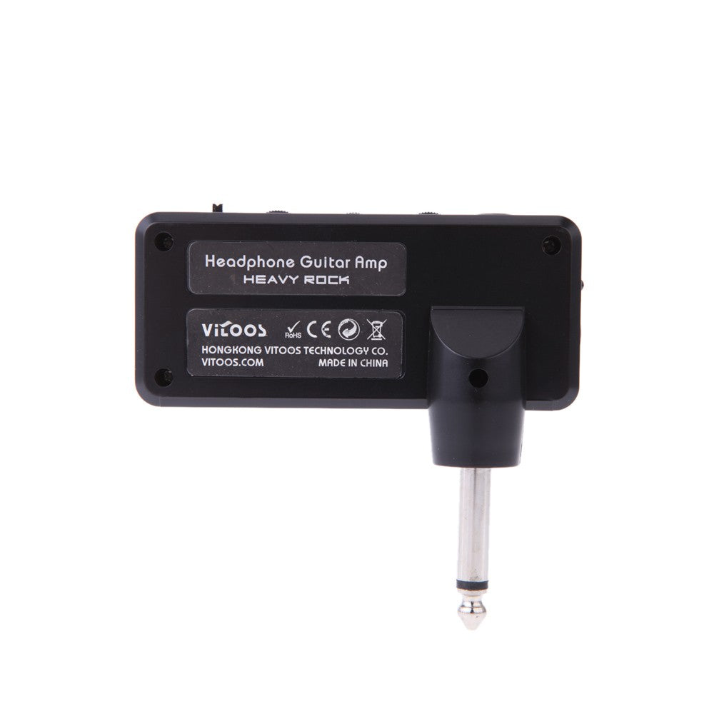 Vitoos Heavy Rock Mini Headphone Amp for Electric Guitar - Compact & Portable Amplifier