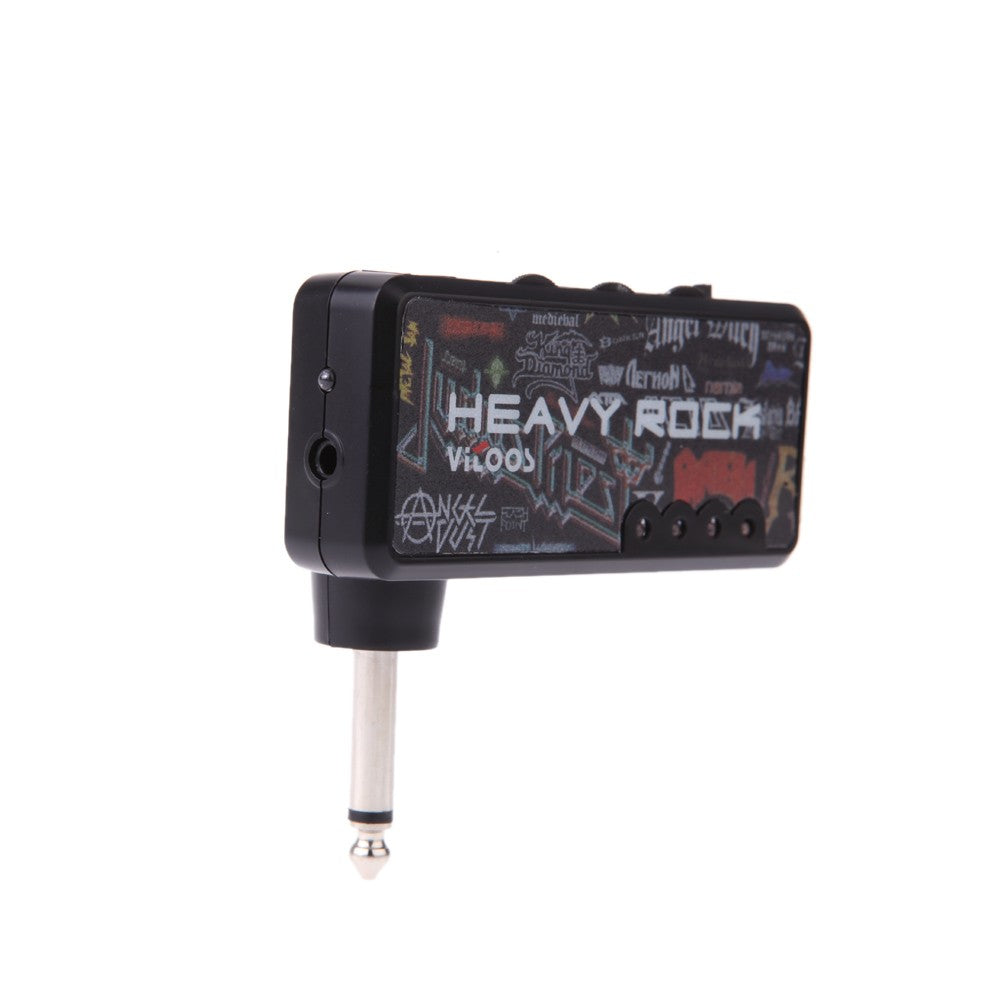 Vitoos Heavy Rock Mini Headphone Amp for Electric Guitar - Compact & Portable Amplifier
