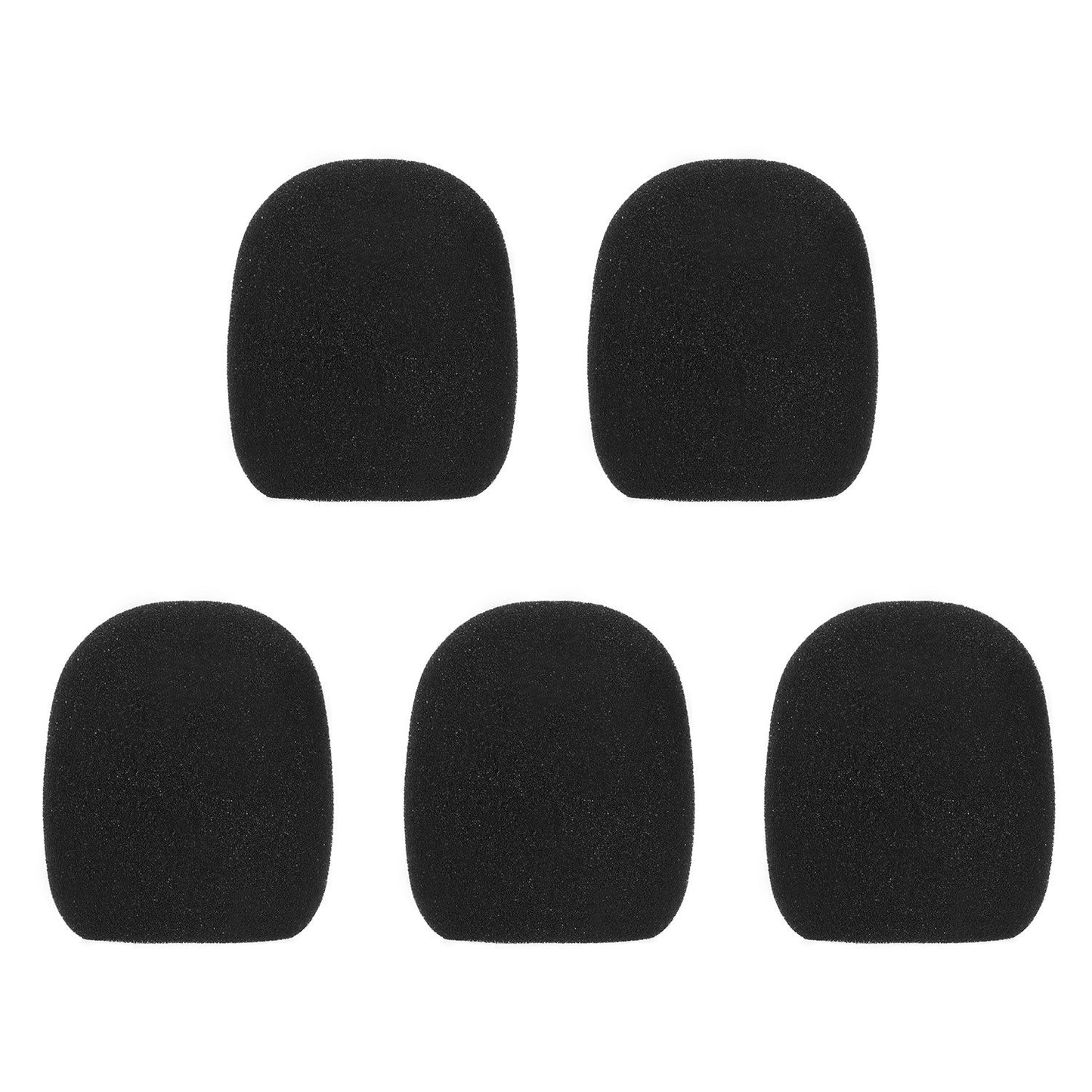 5-Pack Handheld Microphone Foam Windscreens Covers