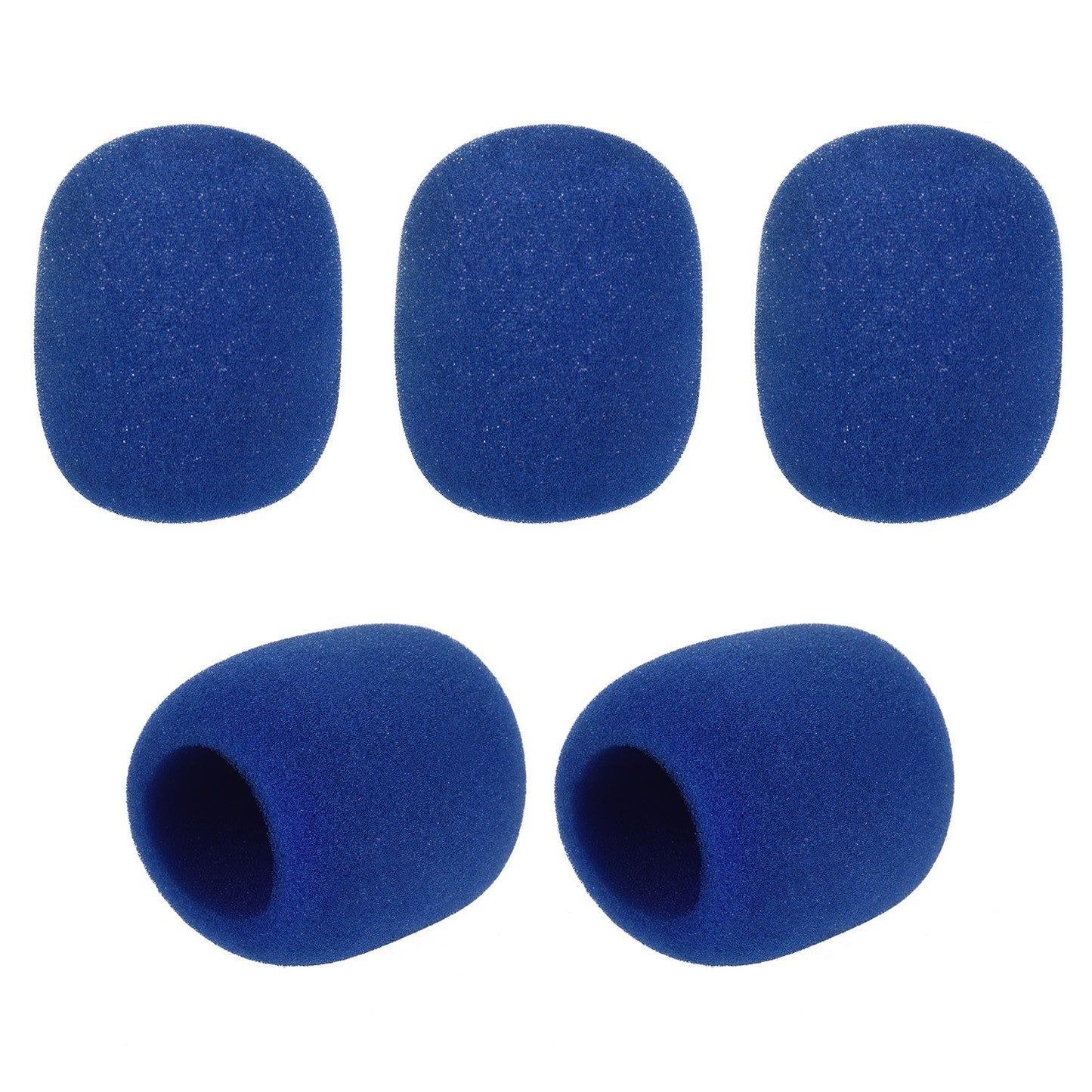 5-Pack Handheld Microphone Foam Windscreens Covers