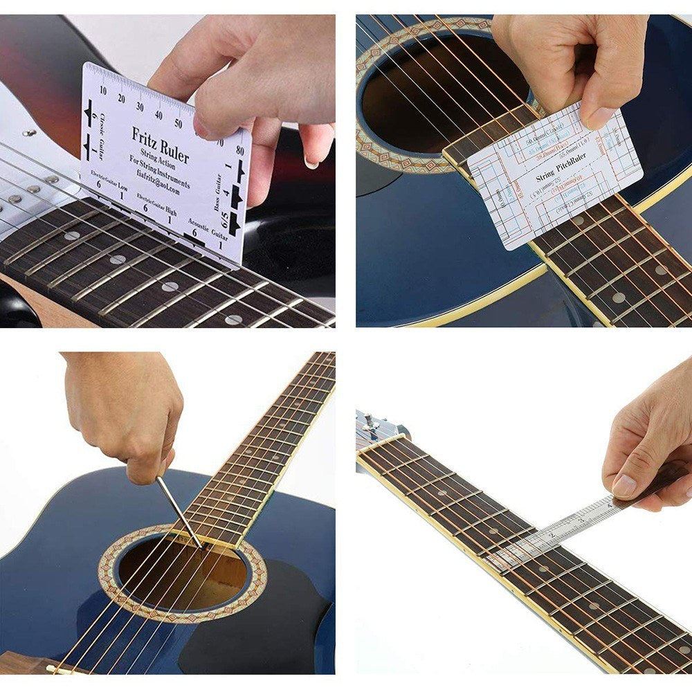 Guitar Maintenance & Repair Kit: Complete Care Tool Set & Cleaning Accessories