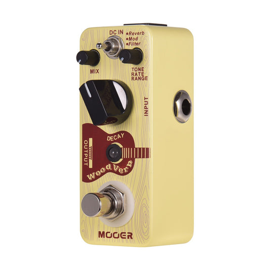 Mooer WoodVerb Acoustic Digital Reverb Pedal - Mod/Filter Modes, True Bypass, Compact Micro Series