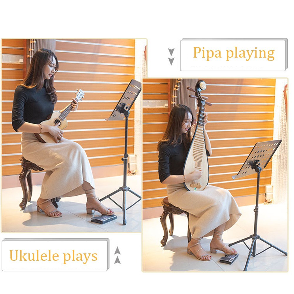 Wireless Bluetooth Page Turner Pedal for Guitar, Violin, Piano