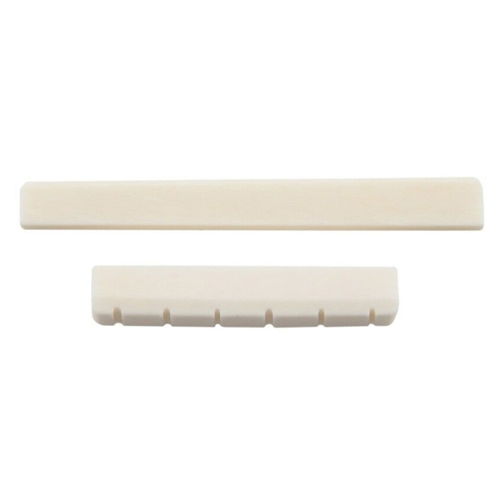 White Bone Guitar Saddle Nut for 39-Inch Classical Guitar