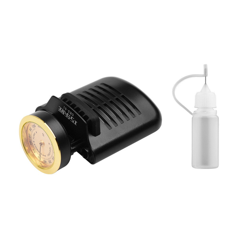 Portable Universal Guitar Humidifier & Hygrometer for All Acoustic Guitars (ABS+Metal)