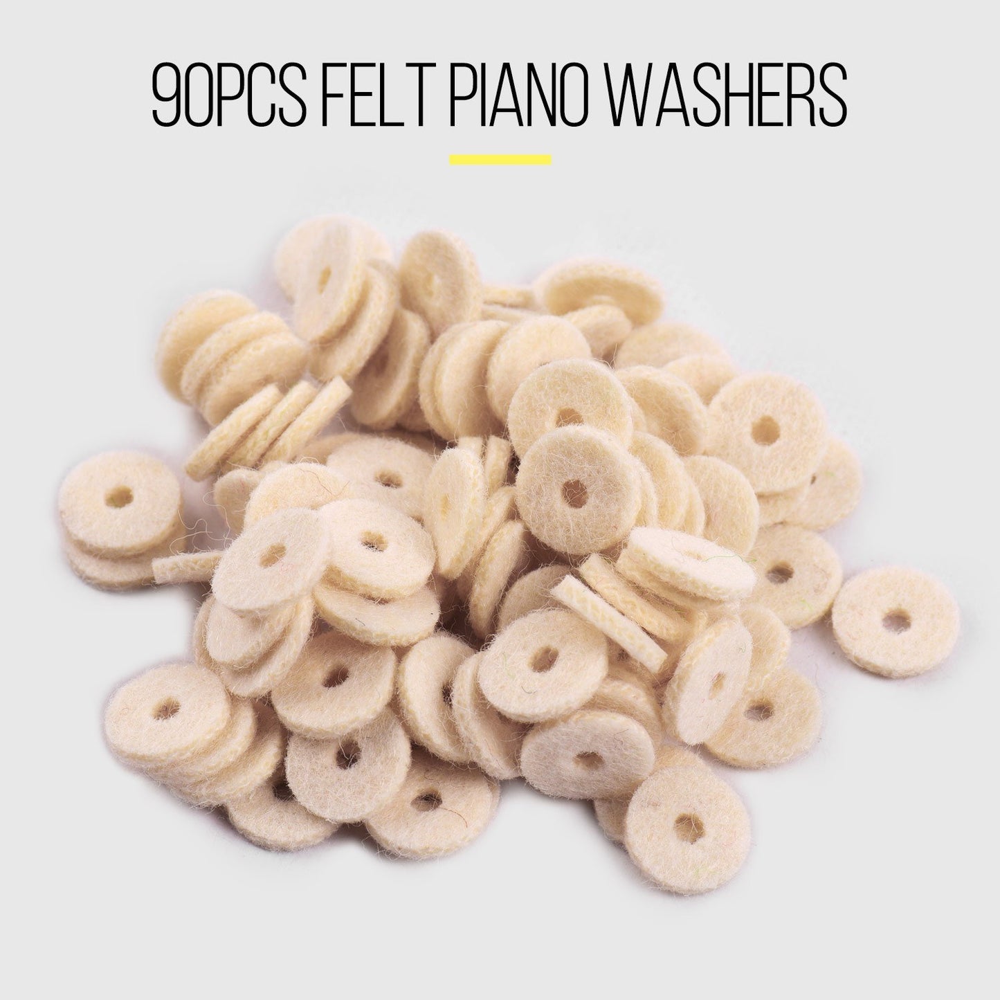 90pcs Piano Tuning Felt Washer Pads - Accessories for Tuners