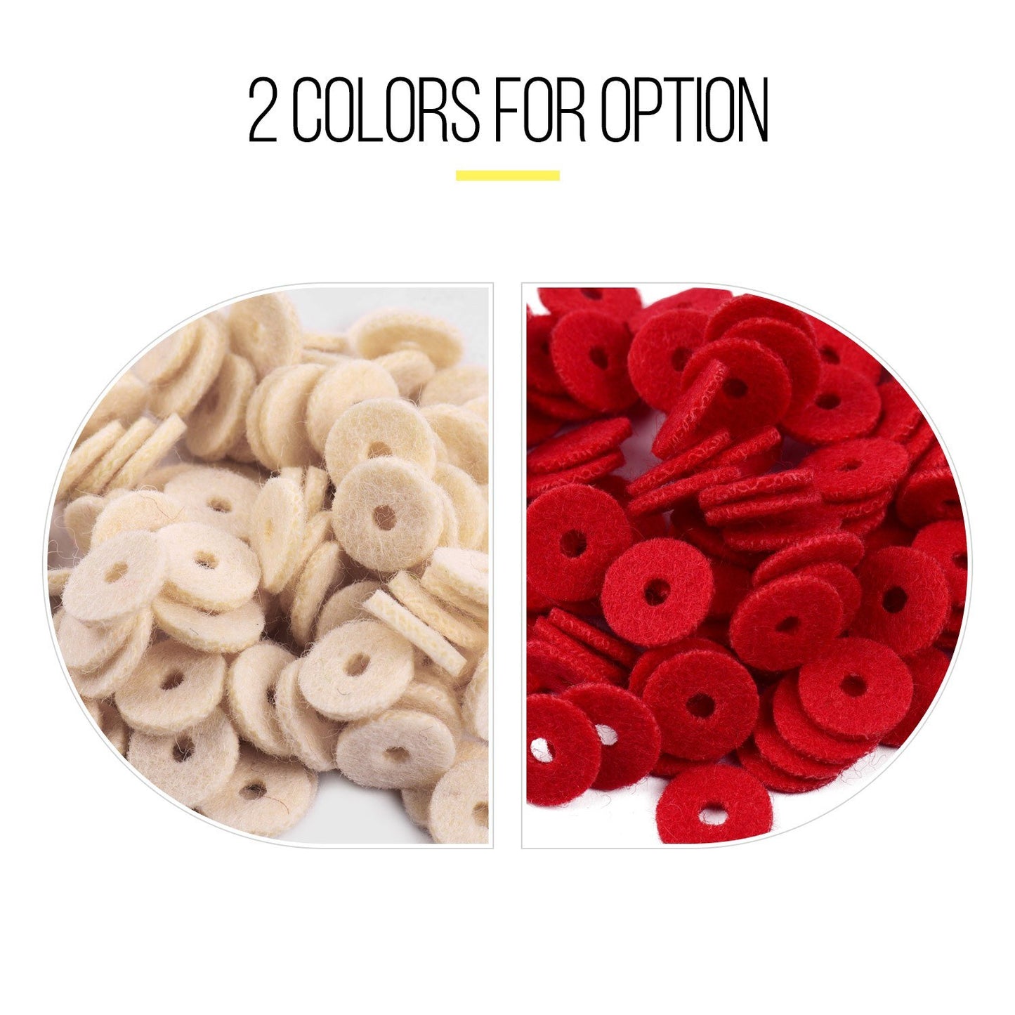 90pcs Piano Tuning Felt Washer Pads - Accessories for Tuners