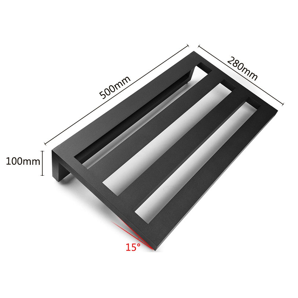 Aluminum Alloy Guitar Pedalboard 19.7x11 Inch with Carry Bag - Large Size