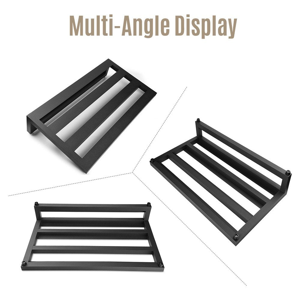 Aluminum Alloy Guitar Pedalboard 19.7x11 Inch with Carry Bag - Large Size