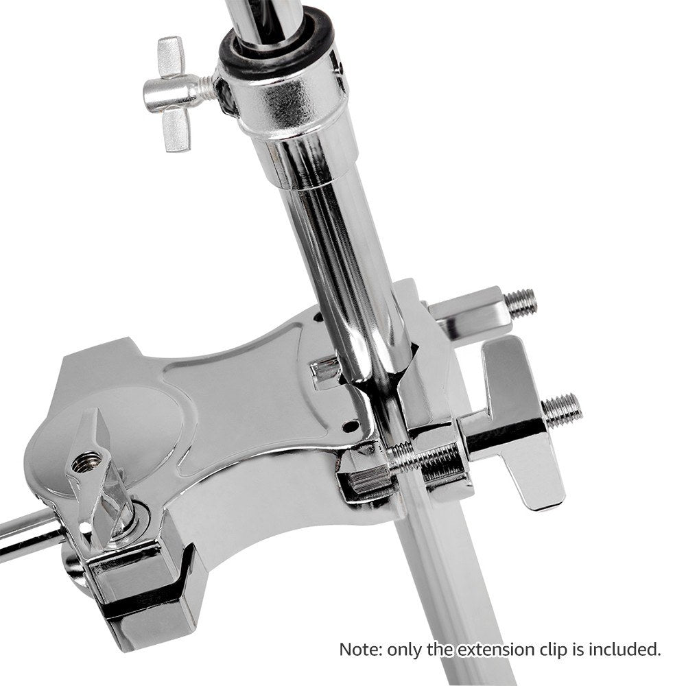 Adjustable Tom Drum Bracket Extension Clip - Musical Instrument Accessory