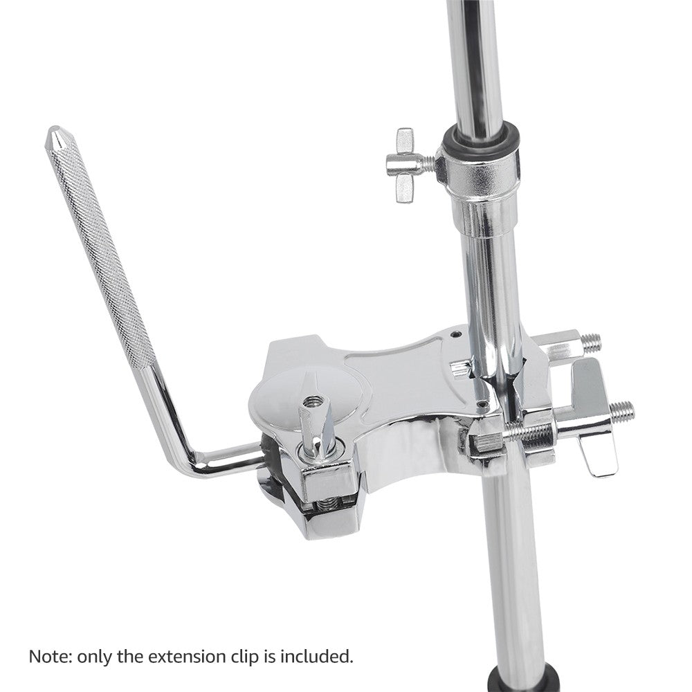 Adjustable Tom Drum Bracket Extension Clip - Musical Instrument Accessory