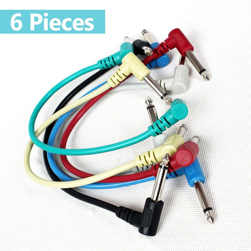 Colorful Instrument Audio Patch Cables - Guitar Effect Pedal Leads