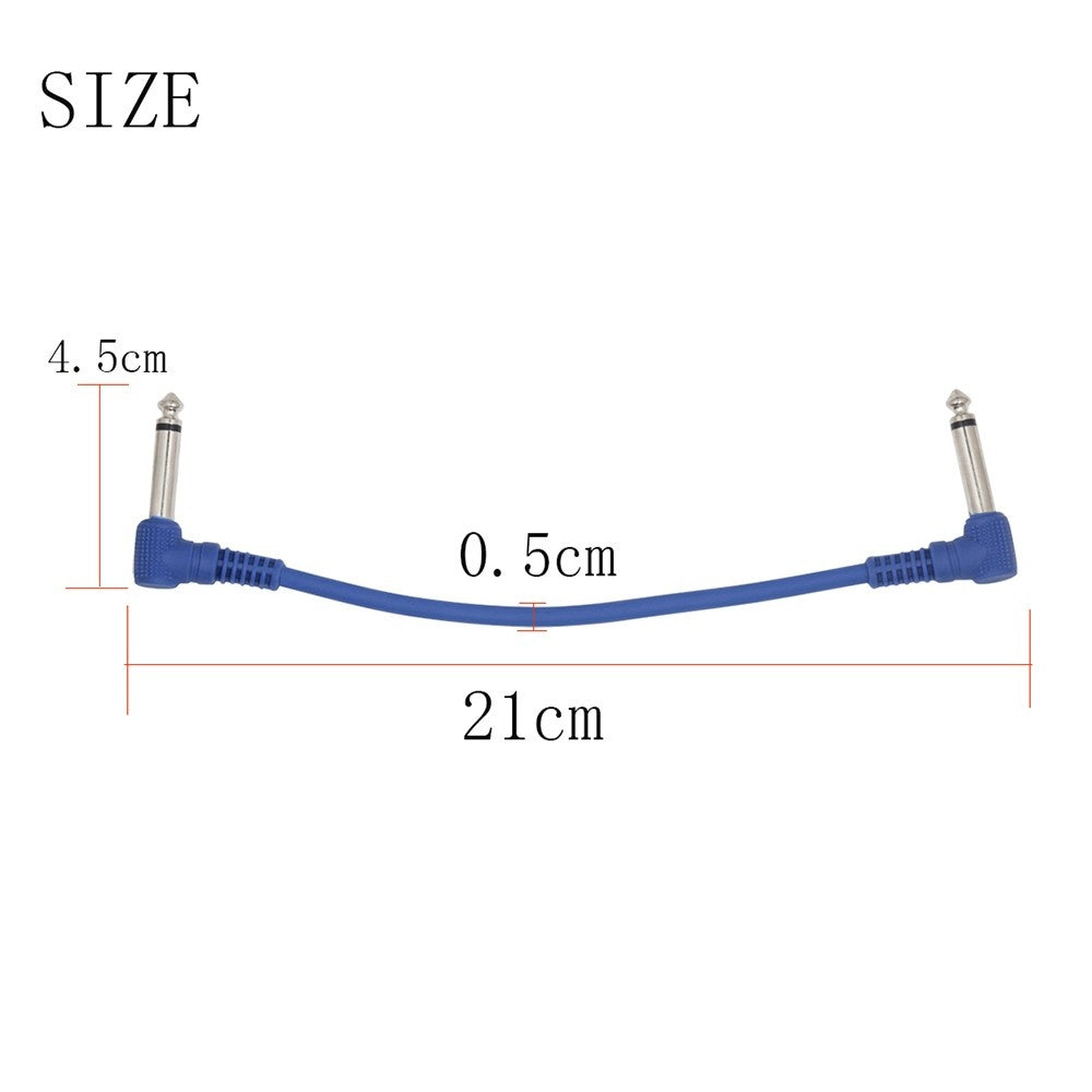 Colorful Instrument Audio Patch Cables - Guitar Effect Pedal Leads