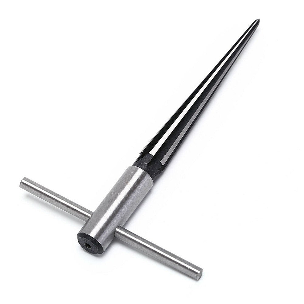 T-Handle 6-Flute Tapered Bridge Pin Hole Reamer for Acoustic Guitars Woodworking