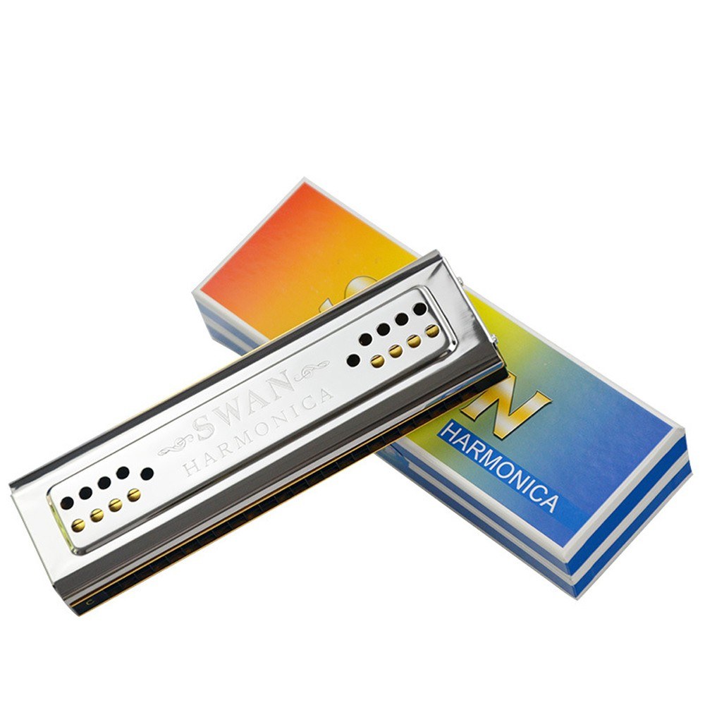 24-Hole Double Tone Harmonica in C and G - Woodwind Instrument