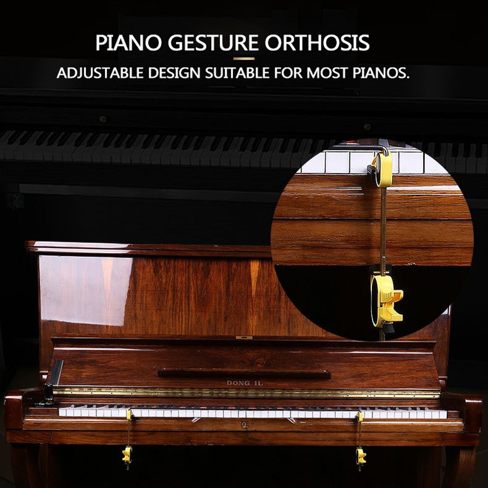 Piano Gesture Corrector Orthoses: Finger Straightener & Wrist Brace for Beginners